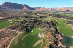 Black Desert 13th Green Aerial